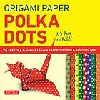 Origami Paper 96 Sheets Polka Dots 6 Inch 15 Cm