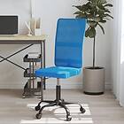 vidaXL Office Chair blå nättyg 353008