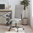vidaXL Office Chair ljusgrå tyg 353017