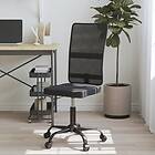 vidaXL Office Chair svart nättyg 353005