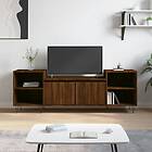 vidaXL Tv-bänk brun ek 160x35x55 cm konstruerat trä 831347