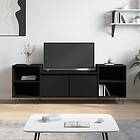vidaXL TV-skåp svart 160x35x55 cm konstruerat trä 831341