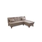 Hanah Home Hörn-/bäddsoffa Santo 225 85