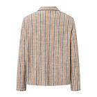 Knowledge Cotton Loose Woven Striped Overshirt (Herr)