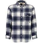 Lindbergh Checked Overshirt W. Pile Lining (Herr)