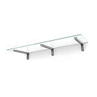 Designtak Entrétak Easy Collection Bold Small Console Silver Frosted Glass K012S-T032