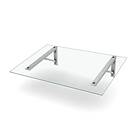 Designtak Entrétak Easy Collection Delta Console Small Vit Clear Glass 5+5mm 1500x1000mm CDS-90-CG-150X100