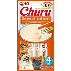 Churu Cat Creamy Chicken with Beef, 4-pack
