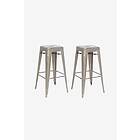 Homeroom Barpall Tower, 2-pack Galvaniserad