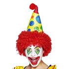 Smiffys Clownhatt med Peruk One size