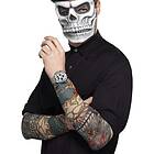 Smiffys Day of the Dead Tatueringsärmar 2-pack