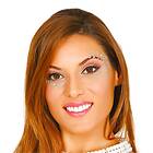 Fiestas Guirca Face Jewels Silver Prickar