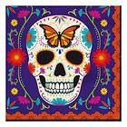 Fiestas Guirca Servetter Day of the Dead - 16-pack