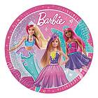 Globos Europe Papperstallrikar Barbie Fantasy 8-pack