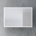 4AQUA Spegel Luna med ram (Vit blank/120)