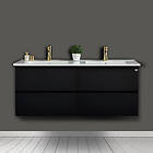 4AQUA Kommod Slim med grepplist (Svart/120)