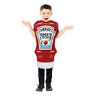 Heinz Ketchup Barn Maskeraddräkt 3-7 år