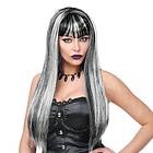 Vampyra Peruk Svart/Vit One size