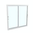 Landskap Skjutdörr Robust Året Runt 2-del Skjutdörrsparti B1950mm x H2000 Vit r 60846617