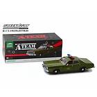 Greenlight 1:18 Scale Diecast for 1977 Plymouth Fury US Army Police Model Car Army Green