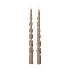 Ellos Skruvat platt ljus 2,2x29 cm, 2-pack Beige/matt