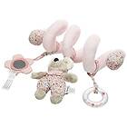 Sterntaler 6612001 leksaksspiral, mus Mabel, inklusive skallra ålder: För spädbarn från födseln, rosa/flerfärgad