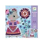 Djeco Lovely Pets Mosaic Kit, Pysselset för barn, 5 År, Multifärg