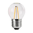 PRhome Shine LED Filament Klot Clear E27 5 8