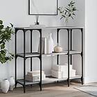 vidaXL Avlastningsbord grå sonoma 102x35x90 cm konstruerat trä 834148