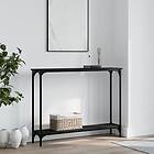 vidaXL Konsolbord svart 100x22,5x75 cm konstruerat trä 834015