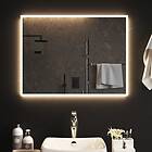 vidaXL Badeværelsesspejl LED 80x60 cm 151768