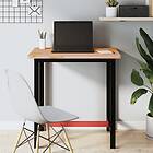 vidaXL Arbeidsbenk 80x55x81,5 cm massivt bokträ och metall 3188903