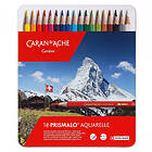 Caran d'Ache Prismalo Akvarellpennor 18-set