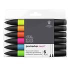 Winsor & Newton Neon Marker 6-set