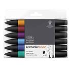 Rich Promarker Promarker Brush 6-set Tones