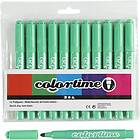 Creativ Company Tuschpennor Colortime Spets 5 mm 1 Förp tuschpennor, ljusgrön, spets mm, 12 st./ förp. 37336