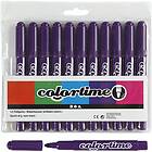 Creativ Company Tuschpennor Colortime Spets 5 mm 1 Förp tuschpennor, lila, spets mm, 12 st./ förp. 37332