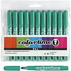 Creativ Company Tuschpennor Colortime Spets 5 mm 1 Förp tuschpennor, klargrön, spets mm, 12 st./ förp. 37357