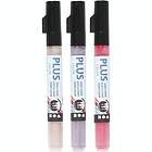 Creativ Company Tusch Plus Color Mixade Färger Spets 1-2 mm 3 St/1 Förp tusch, fuchsia, dusty rose, dark lilac, L: 14,5 c 39895