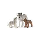 Schleich Mother Wolf With Pups