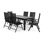 Comfort Garden Matgrupp Monaco 152-210 med 6 Positionsstolar Maggie Positionsstol 613397