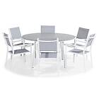 Comfort Garden Matgrupp Tunis Rund 140 med 6 Stapelstolar 708750C