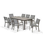 Lifestylegarden Matgrupp Solana med 8 Stolar table 201 carver chairs grey 43219