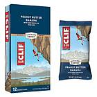 Clif 68g Peanut Butter Banana With Dark Chocolate Energy Bars Box 12 Units Blå