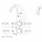 Mavic Deemax 21 27,5´´ Front/rear Spokes Durchsichtig 27,5´´