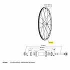 Mavic R-sys Sl/premium/wts 2019 Front 10 Units Silver 285 mm