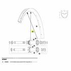 Mavic Kit 12 Crossmax Carbon Slr 29´´ Front/rear Spokes Silver 289 mm