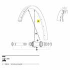 Mavic Front/rear Allroas 650b Road Rim Silver 700 28´´
