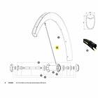 Mavic Kit 10 Front/rear Cosmic Pro Carbon Ust Spokes Durchsichtig 268 mm