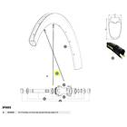 Mavic Kit 2 Front/rear Cosmic Pro Carbon Ust Disc Spokes Durchsichtig 286 mm